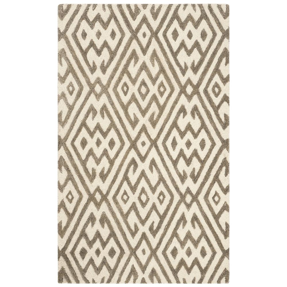 CAMBRIDGE, IVORY / GREY, 3' X 5', Area Rug, CAM401A-3. Picture 1