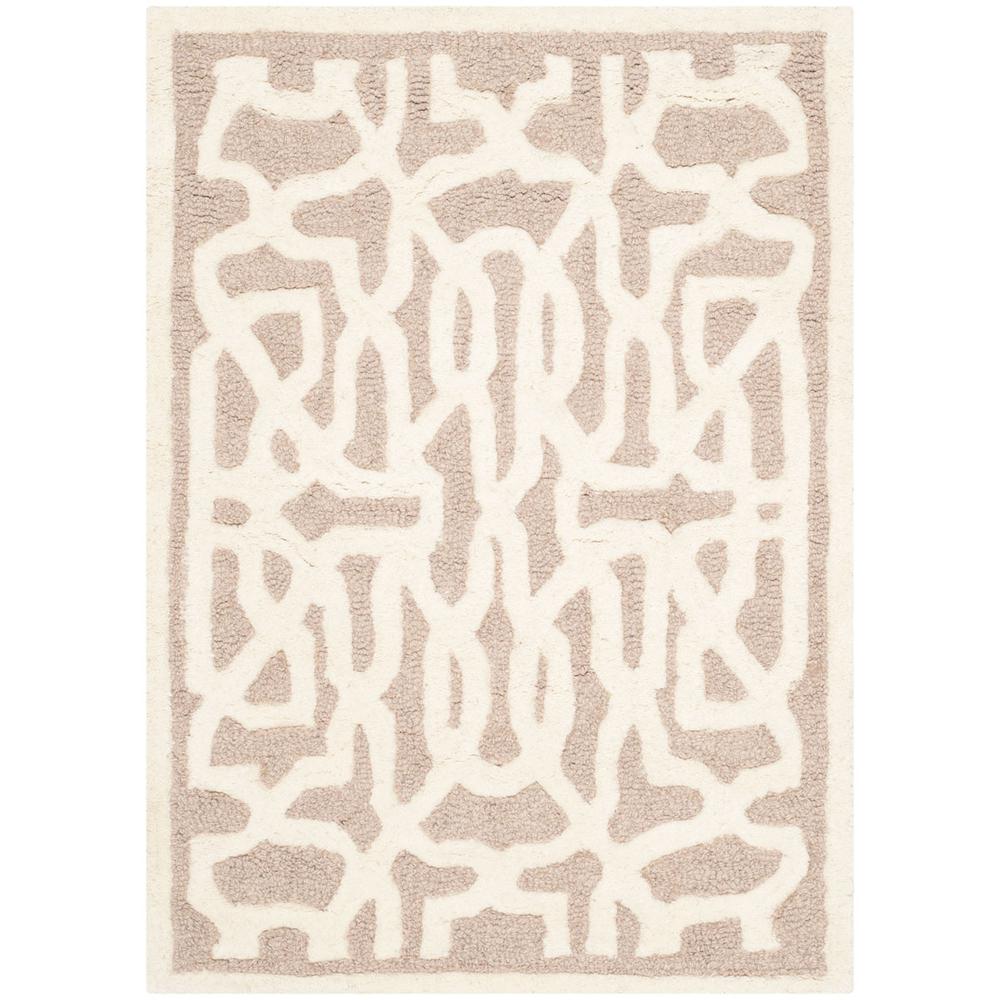 CAMBRIDGE, BEIGE / IVORY, 2' X 3', Area Rug, CAM570J-2. Picture 1
