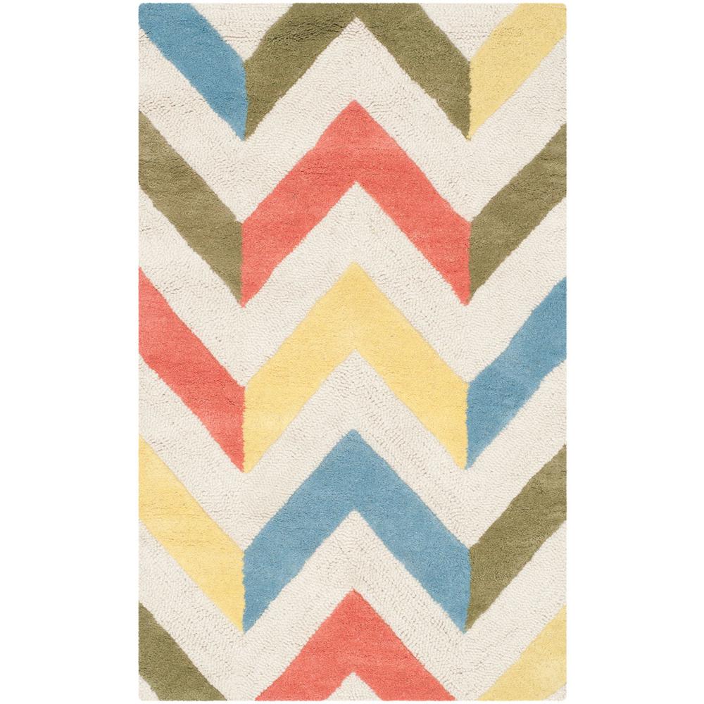CAMBRIDGE, IVORY / MULTI, 2' X 3', Area Rug. Picture 1