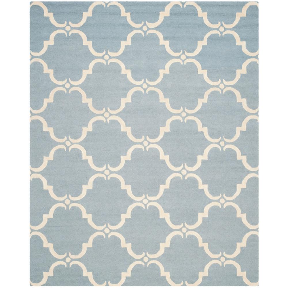 CAMBRIDGE, BLUE / IVORY, 10' X 14', Area Rug, CAM703B-10. Picture 1