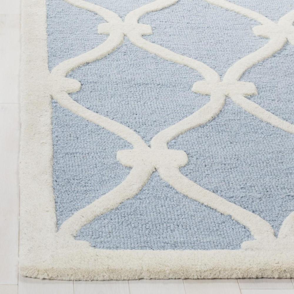 CAMBRIDGE, BLUE / IVORY, 5' X 8', Area Rug, CAM710B-5. Picture 1