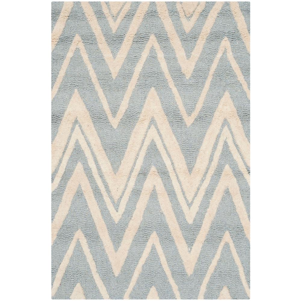 CAMBRIDGE, BLUE / IVORY, 2' X 3', Area Rug, CAM711B-2. Picture 1