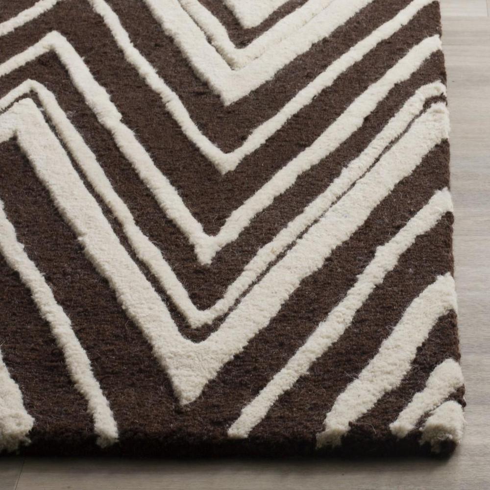 CAMBRIDGE, BROWN / IVORY, 5' X 8', Area Rug, CAM711R-5. Picture 1