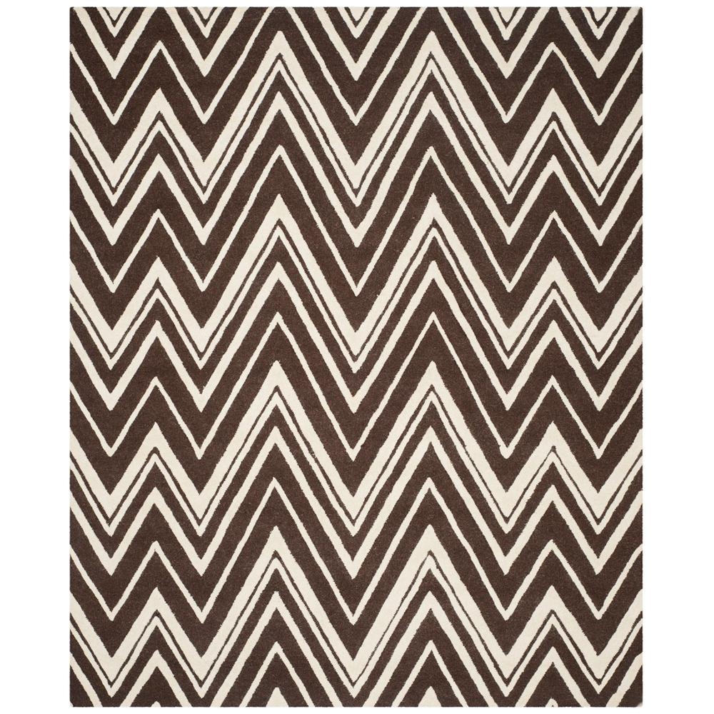 CAMBRIDGE, BROWN / IVORY, 8' X 10', Area Rug, CAM711R-8. Picture 1