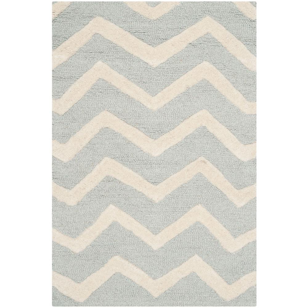 CAMBRIDGE, GREY / IVORY, 2' X 3', Area Rug, CAM714G-2. Picture 1