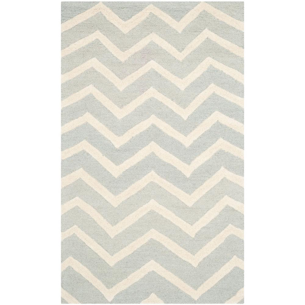 CAMBRIDGE, GREY / IVORY, 3' X 5', Area Rug, CAM714G-3. Picture 1