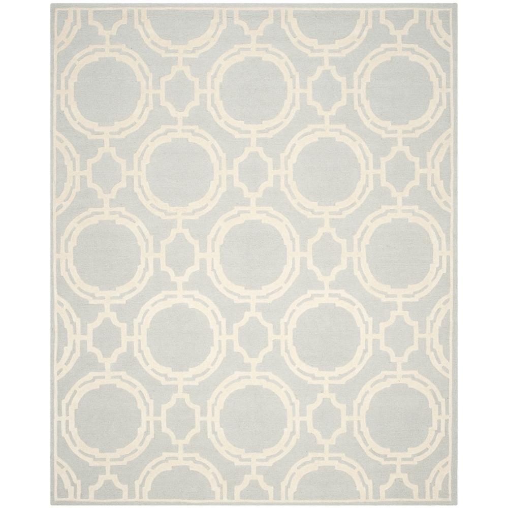 CAMBRIDGE, GREY / IVORY, 8' X 10', Area Rug, CAM721G-8. Picture 1