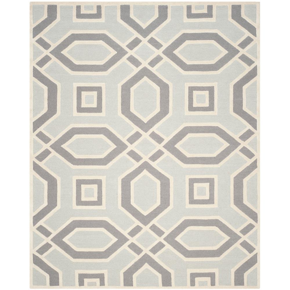 CAMBRIDGE, GREY / IVORY, 8' X 10', Area Rug, CAM723G-8. Picture 1