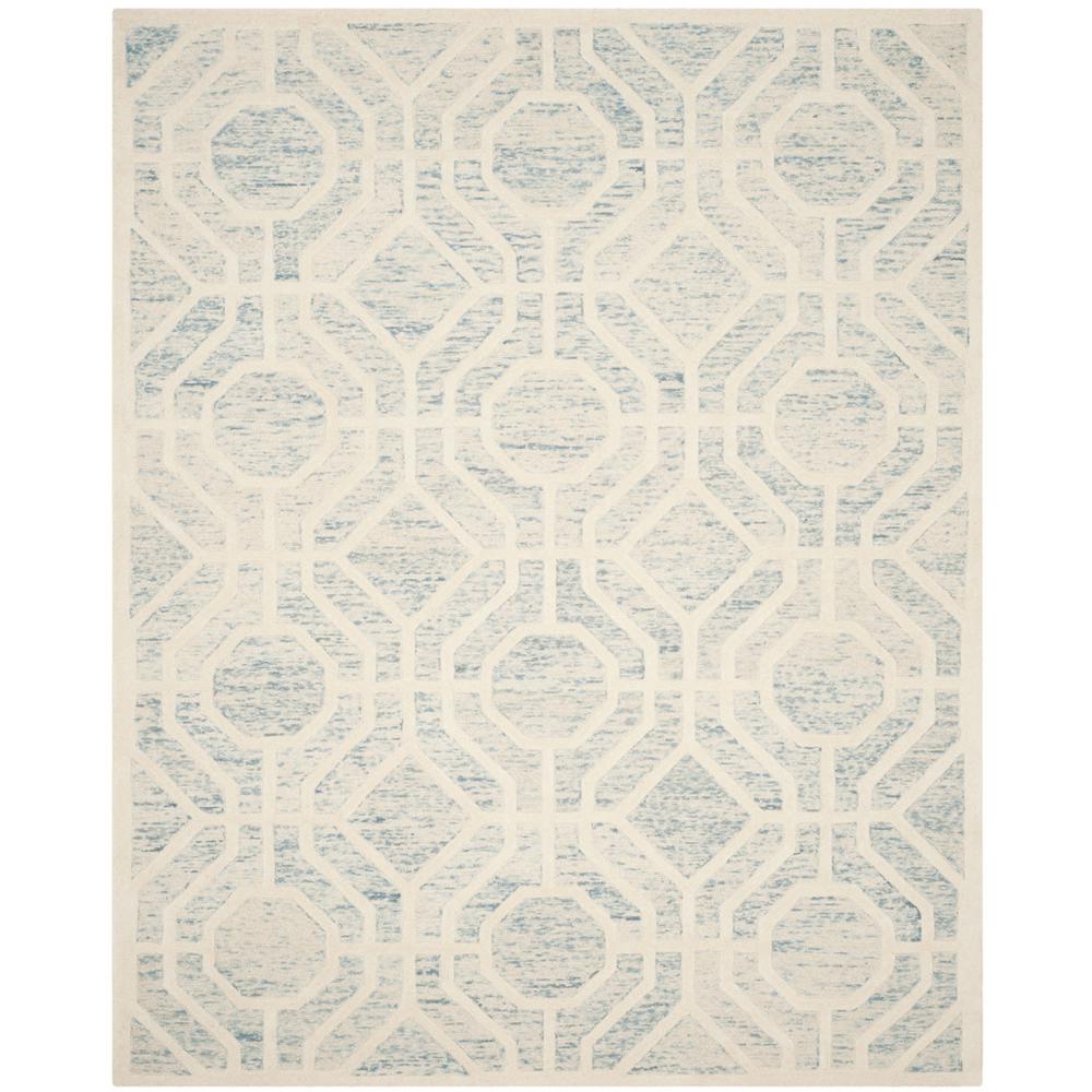 CAMBRIDGE, LIGHT BLUE / IVORY, 8' X 10', Area Rug, CAM726B-8. Picture 1