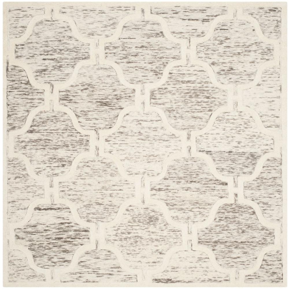 CAMBRIDGE, LIGHT BROWN / IVORY, 6' X 6' Square, Area Rug, CAM727R-6SQ. Picture 1