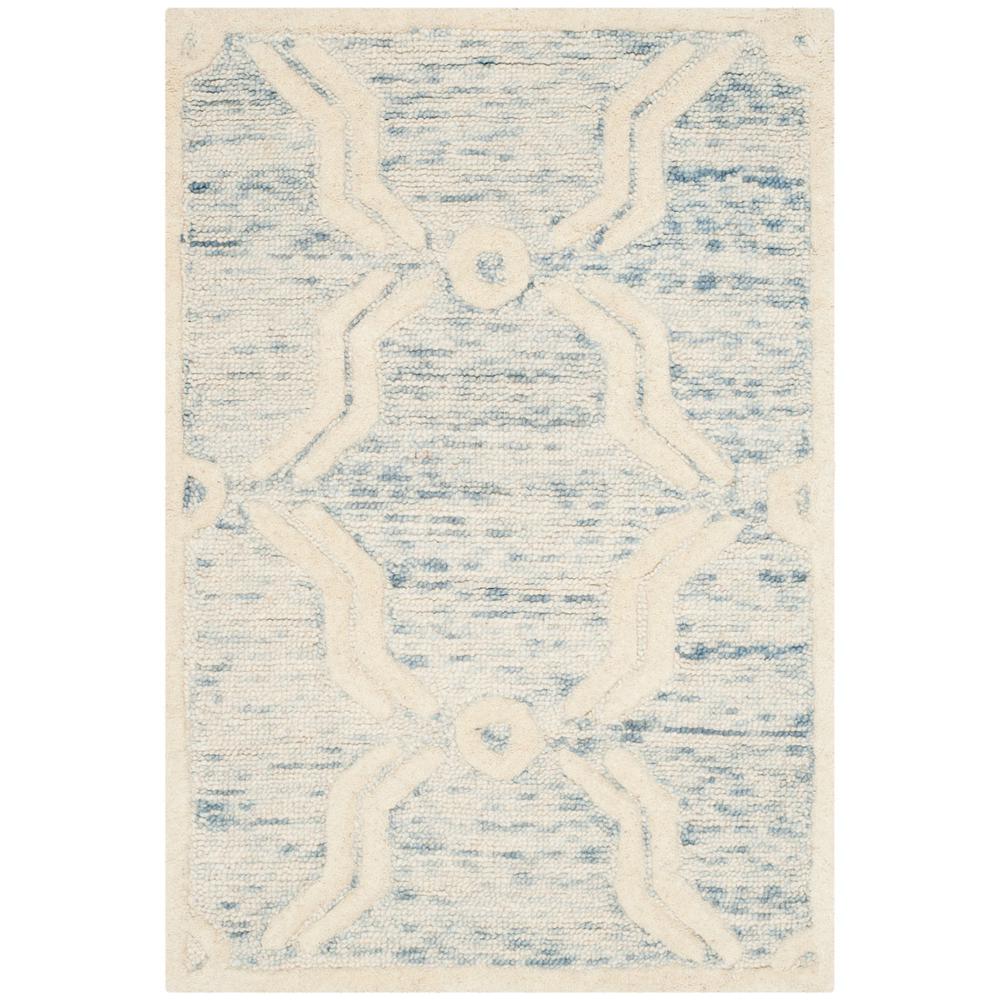 CAMBRIDGE, LIGHT BLUE / IVORY, 2' X 3', Area Rug, CAM728B-2. Picture 1