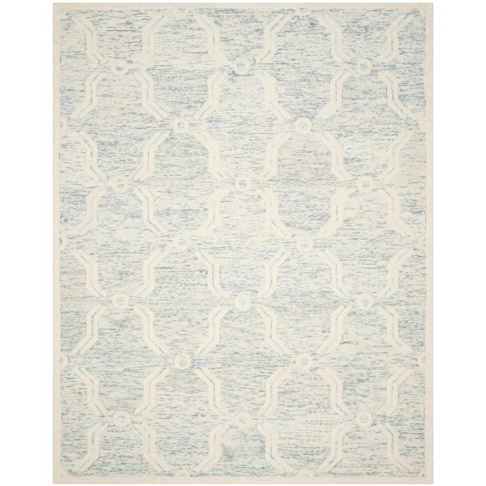 CAMBRIDGE, LIGHT BLUE / IVORY, 8' X 10', Area Rug, CAM728B-8. Picture 1