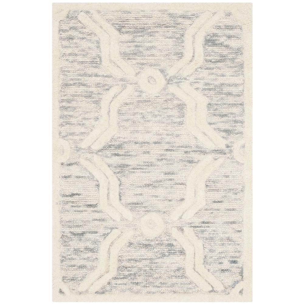 CAMBRIDGE, LIGHT GREY / IVORY, 2' X 3', Area Rug, CAM728G-2. Picture 1