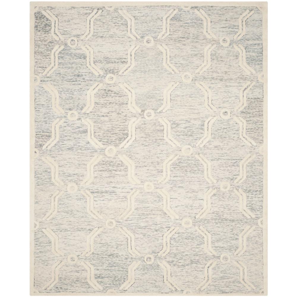 CAMBRIDGE, LIGHT GREY / IVORY, 8' X 10', Area Rug, CAM728G-8. Picture 1