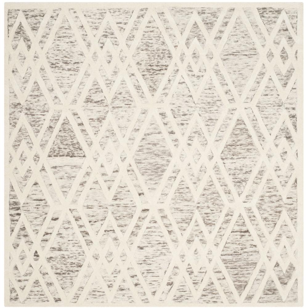 CAMBRIDGE, LIGHT BROWN / IVORY, 6' X 6' Square, Area Rug, CAM729R-6SQ. Picture 1