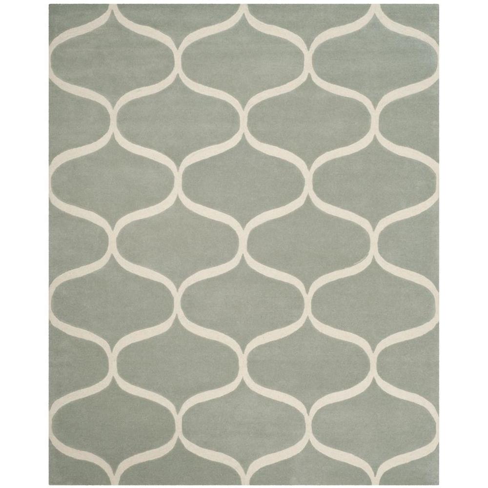 CAMBRIDGE, GREY / IVORY, 8' X 10', Area Rug, CAM730G-8. Picture 1