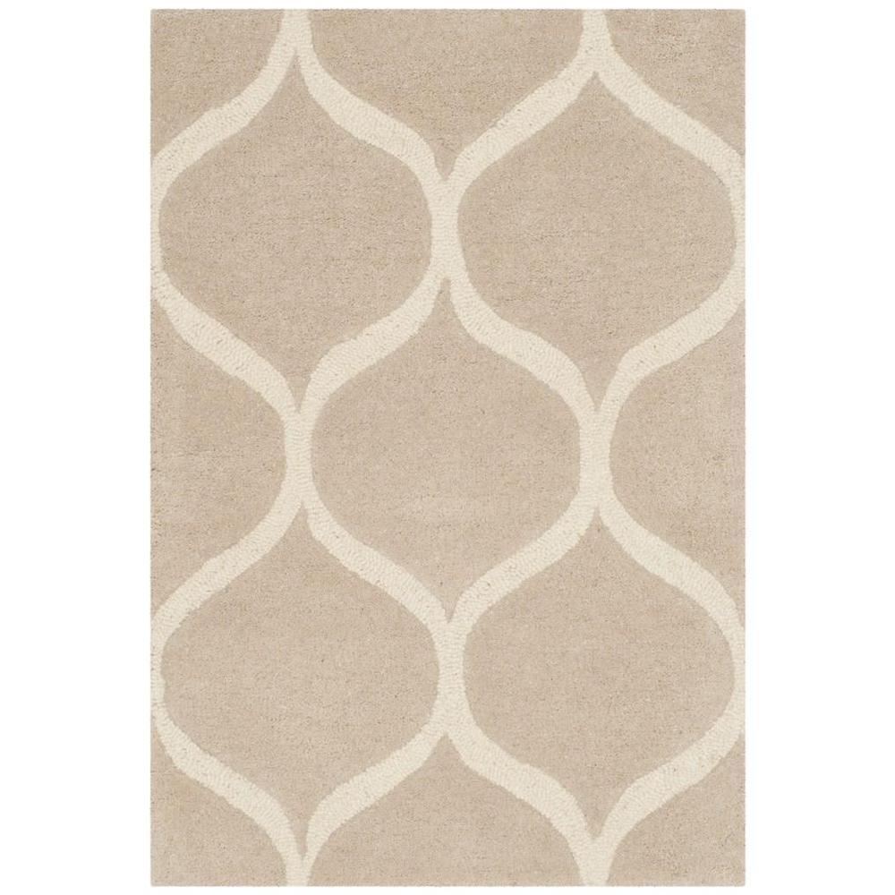 CAMBRIDGE, LIGHT BEIGE / IVORY, 2' X 3', Area Rug. Picture 1