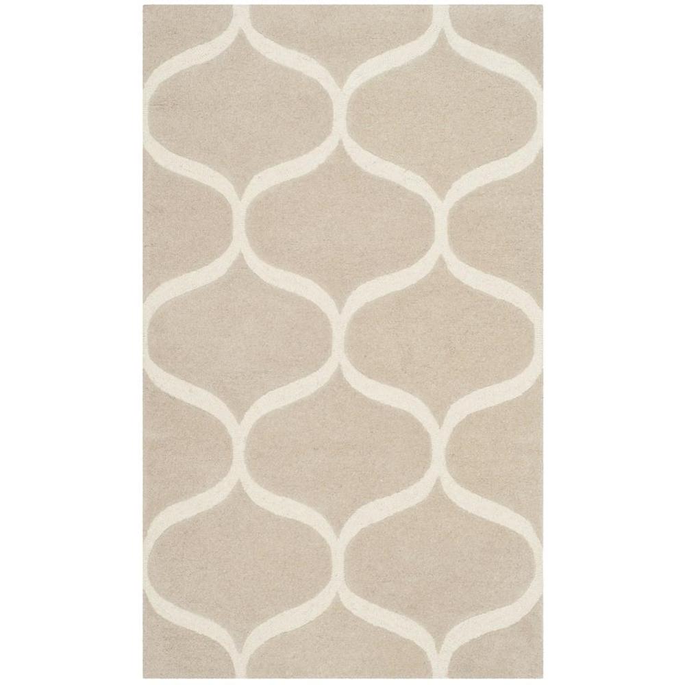 CAMBRIDGE, LIGHT BEIGE / IVORY, 3' X 5', Area Rug. Picture 1