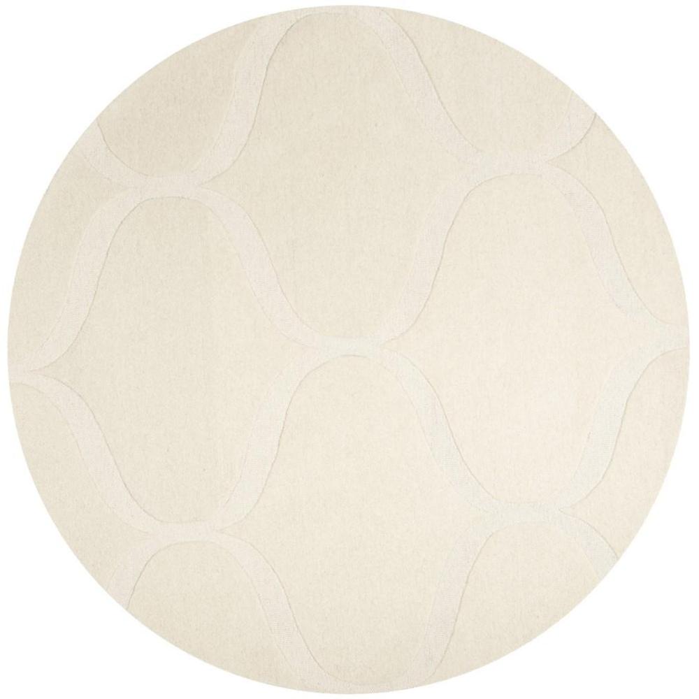 CAMBRIDGE, IVORY / IVORY, 6' X 6' Round, Area Rug. Picture 1