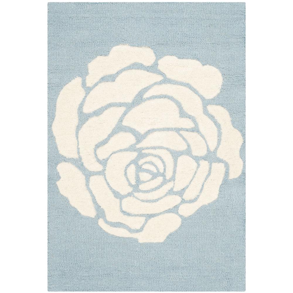 CAMBRIDGE, BLUE / IVORY, 2' X 3', Area Rug, CAM782B-2. Picture 1
