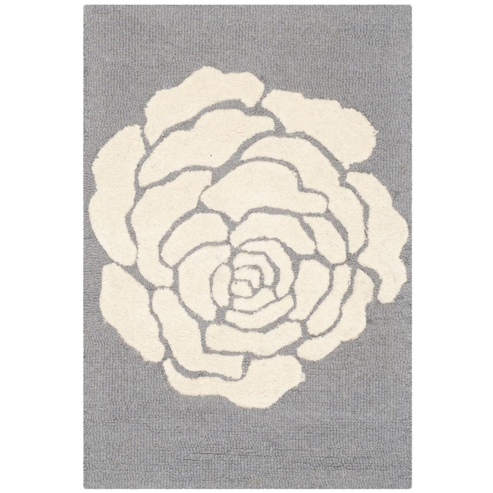 CAMBRIDGE, DARK GREY / IVORY, 2' X 3', Area Rug, CAM782D-2. Picture 1