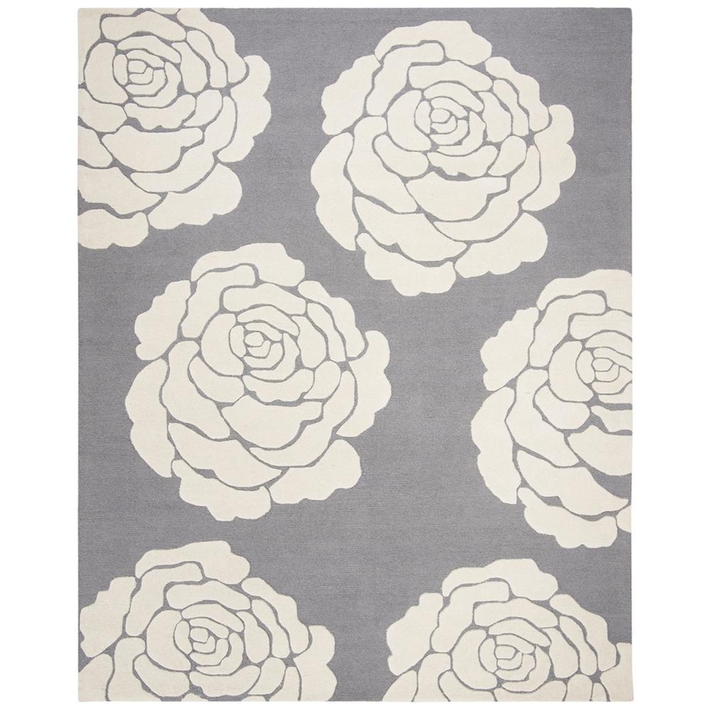 CAMBRIDGE, DARK GREY / IVORY, 8' X 10', Area Rug, CAM782D-8. Picture 1
