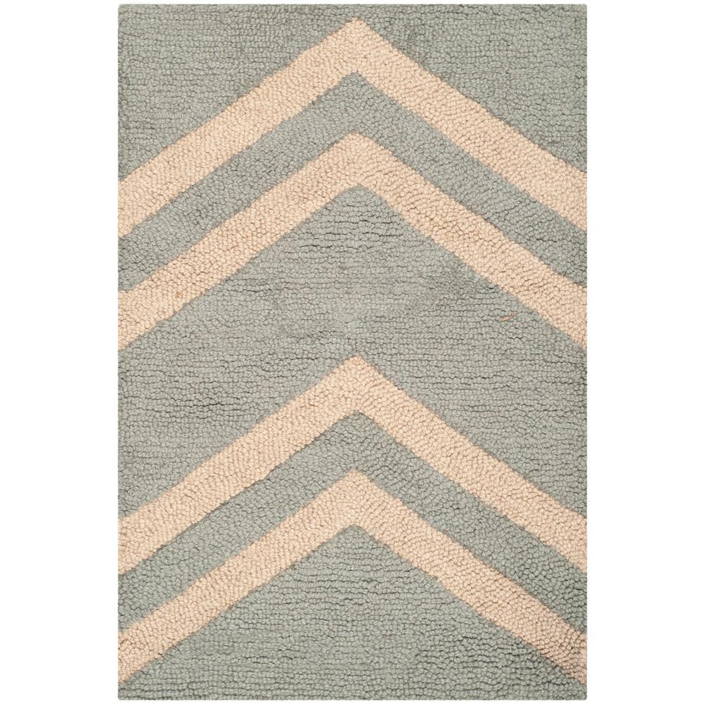 CAMBRIDGE, GREY / BEIGE, 2' X 3', Area Rug. Picture 1
