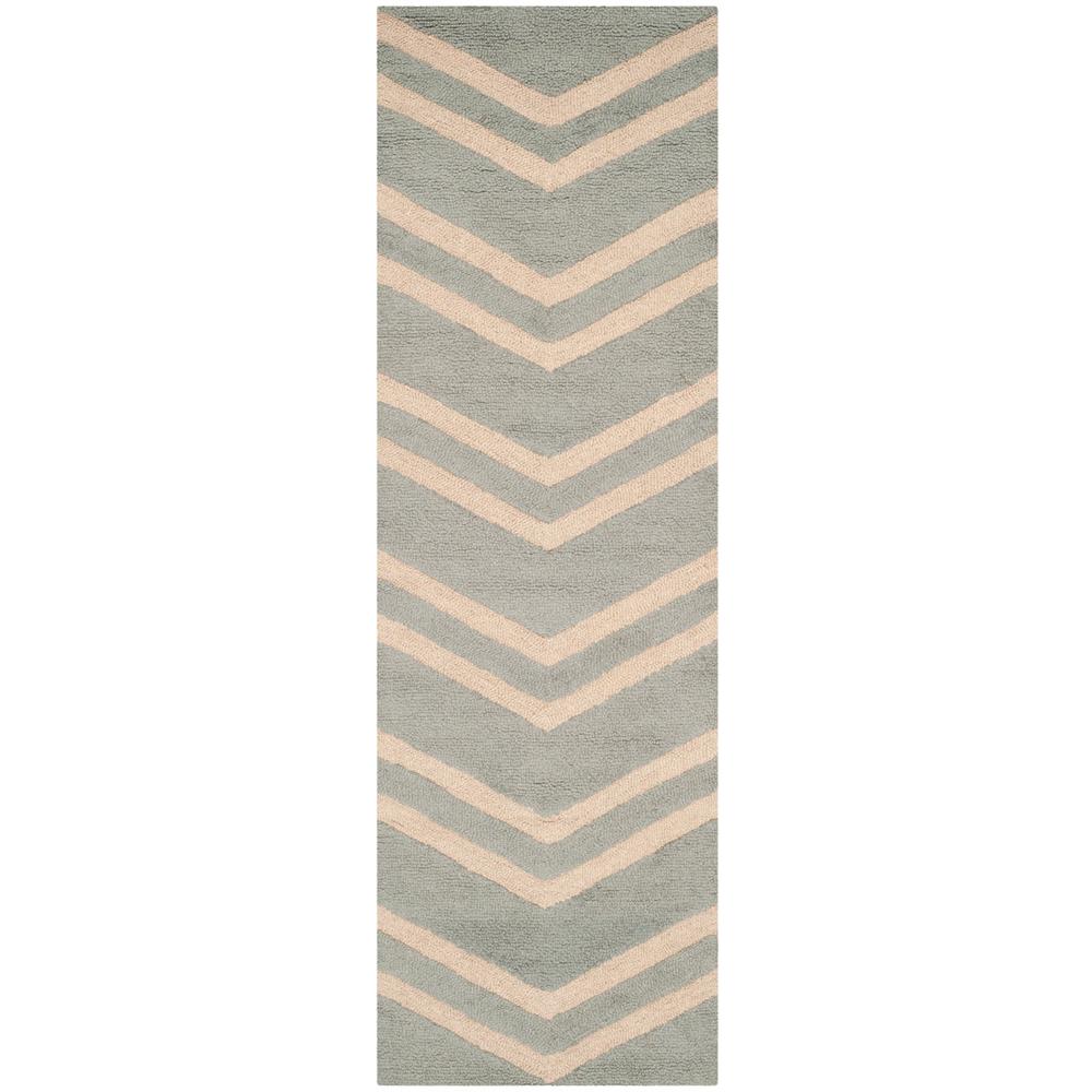 CAMBRIDGE, GREY / BEIGE, 2'-6" X 8', Area Rug. Picture 1