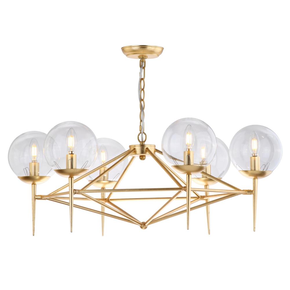 Greyor Chandelier, Gold. Picture 4