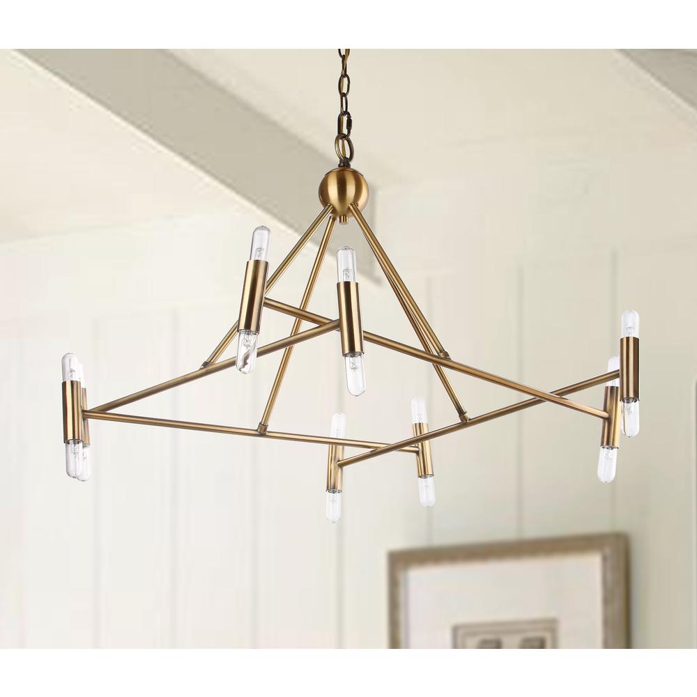 Hegarty Chandelier, Gold. Picture 2