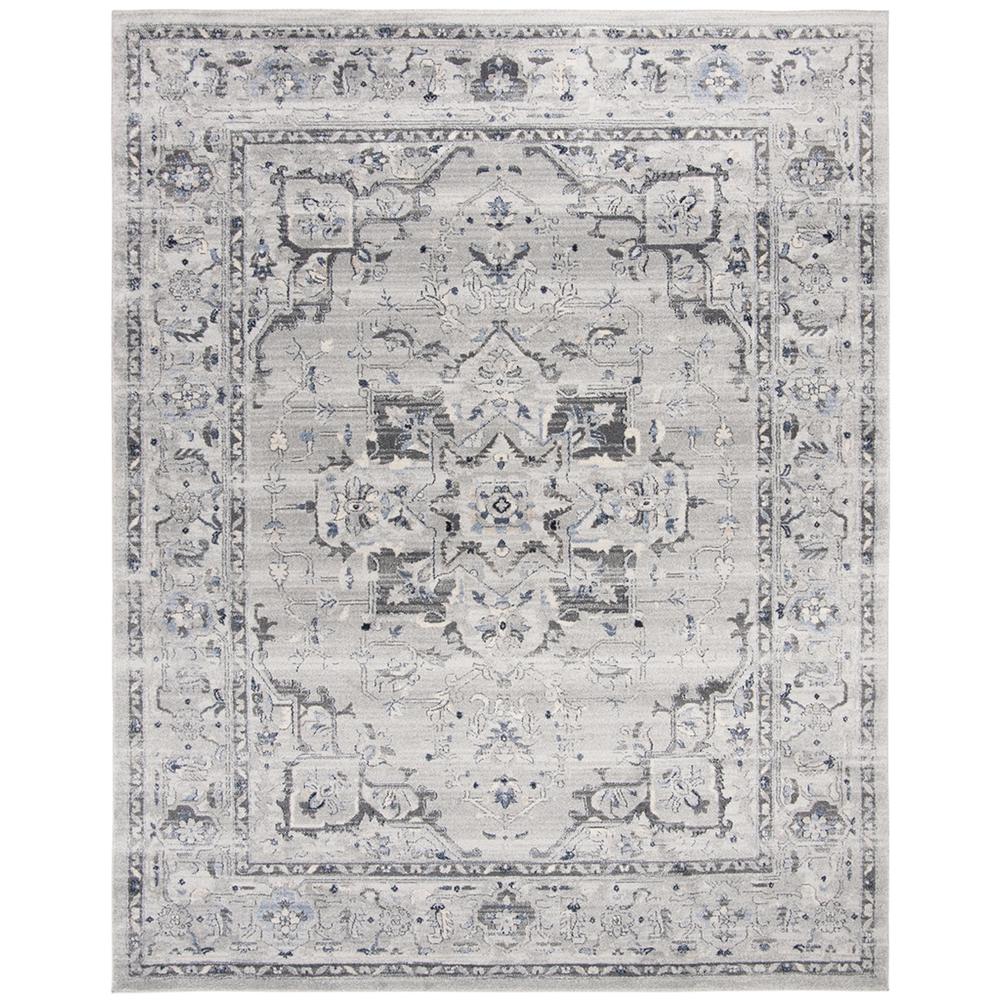 CHARLESTON, GREY / DARK GREY, 8' X 10', Area Rug, CHL411F-8. Picture 1