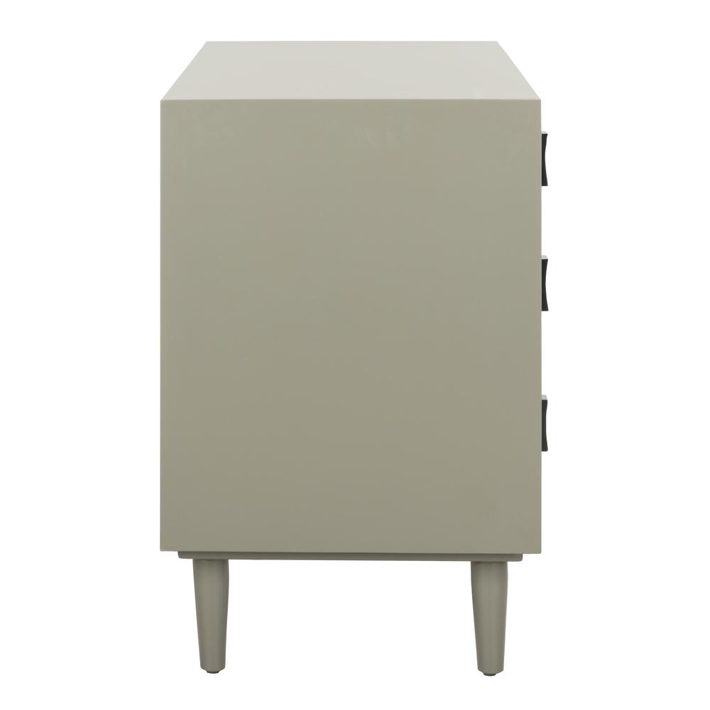 Blaize 3 Drawer Chest, Dark Grey/Black. Picture 5