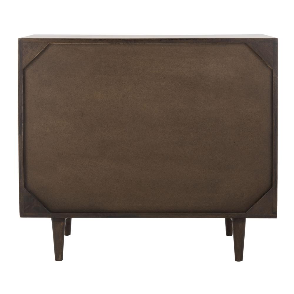 Zinnia 3 Drawer Chest , Walnut. Picture 2