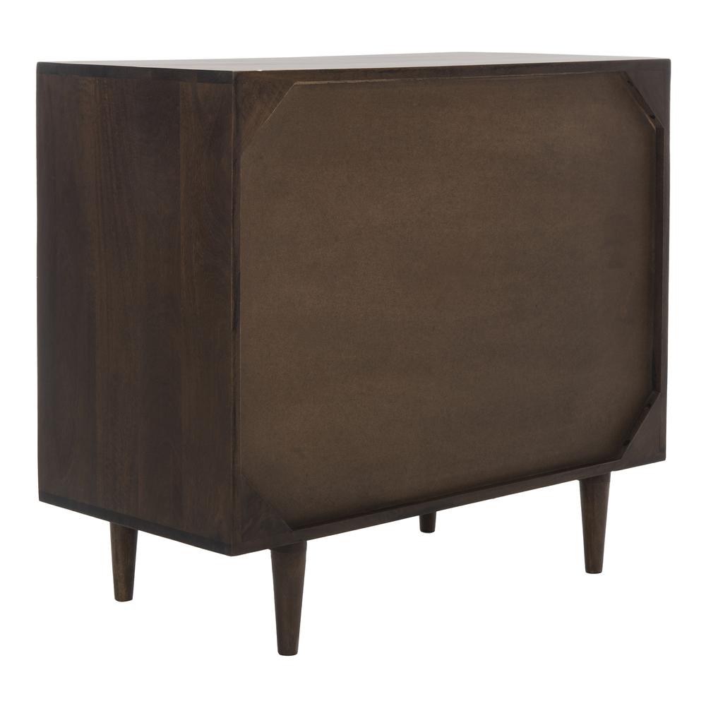 Zinnia 3 Drawer Chest , Walnut. Picture 3