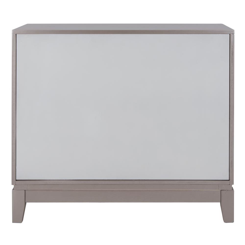 Shannon 2 Door Chest, Champagne/Mirror. Picture 2