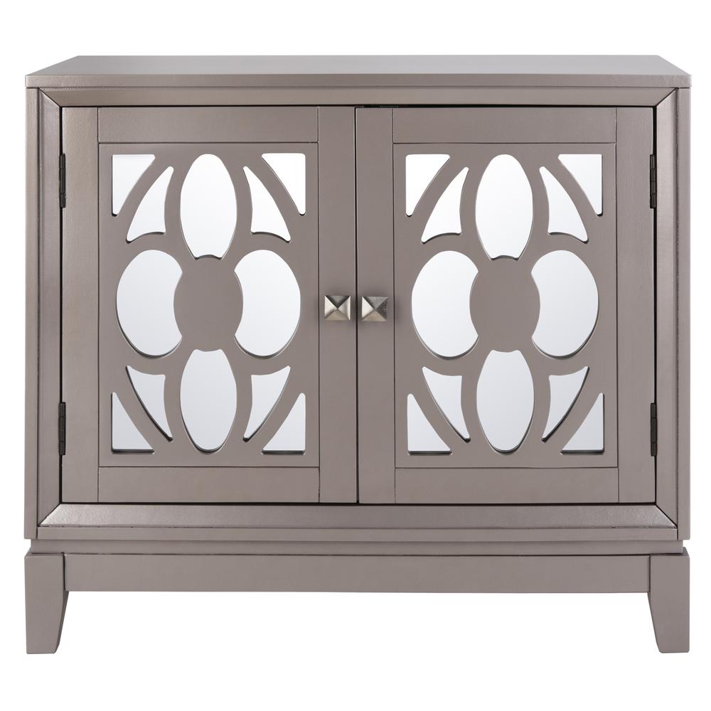 Shannon 2 Door Chest, Champagne/Mirror. Picture 1