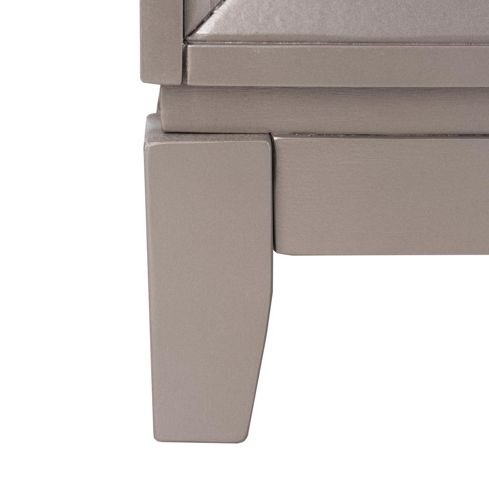 Shannon 2 Door Chest, Champagne/Mirror. Picture 6