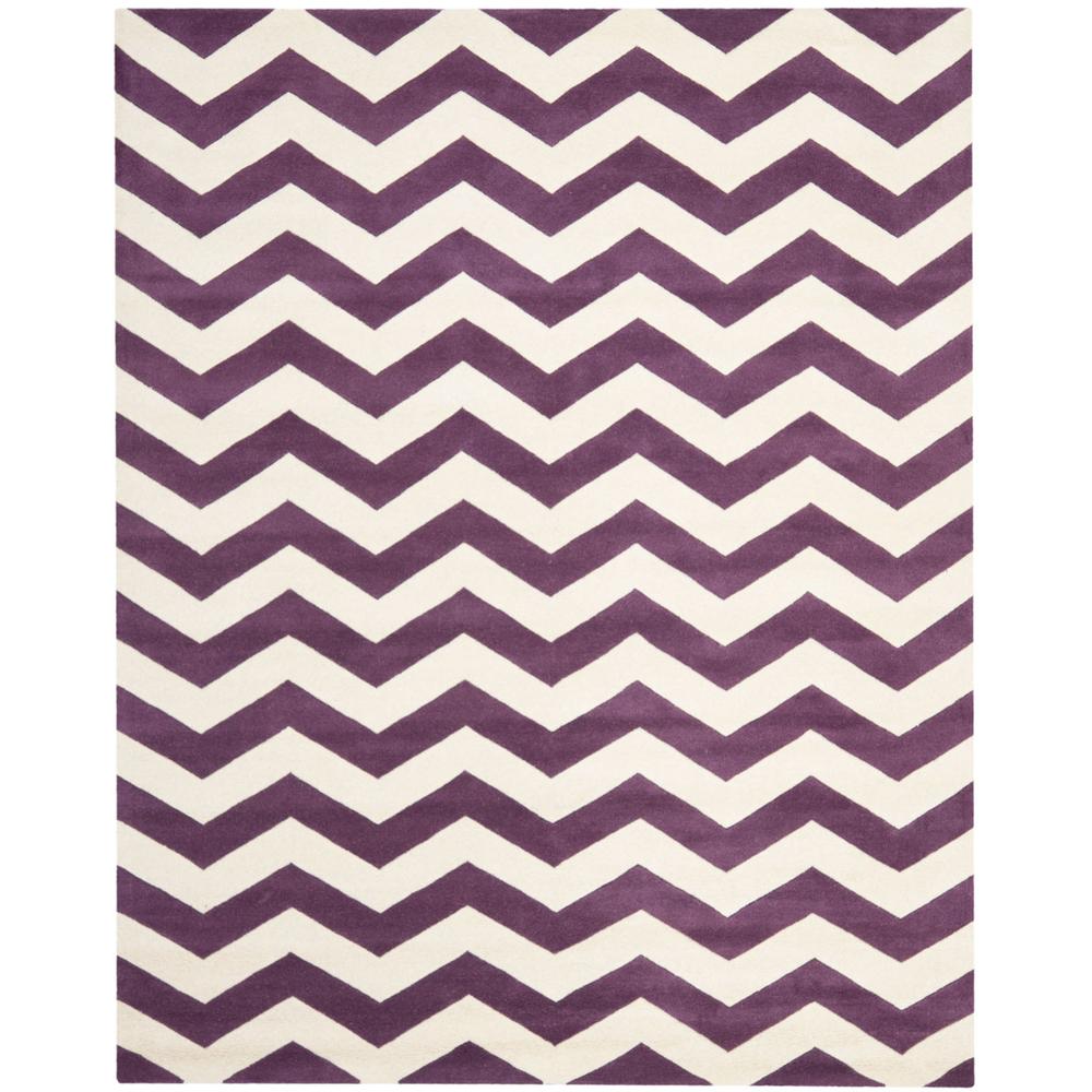 CHATHAM, PURPLE / IVORY, 8' X 10', Area Rug, CHT715F-8. Picture 1