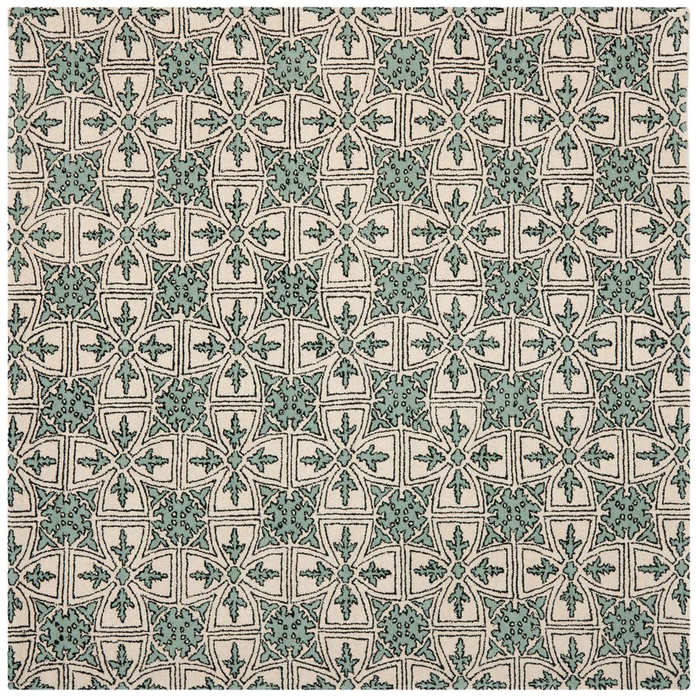 CHATHAM, LIGHT BLUE / IVORY, 7' X 7' Square, Area Rug, CHT716A-7SQ. Picture 1