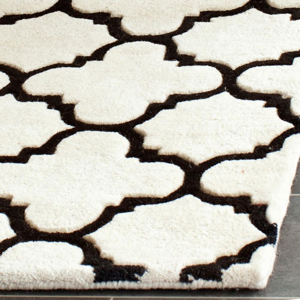 CHATHAM, IVORY / BLACK, 2'-3" X 11', Area Rug, CHT717A-211. Picture 1