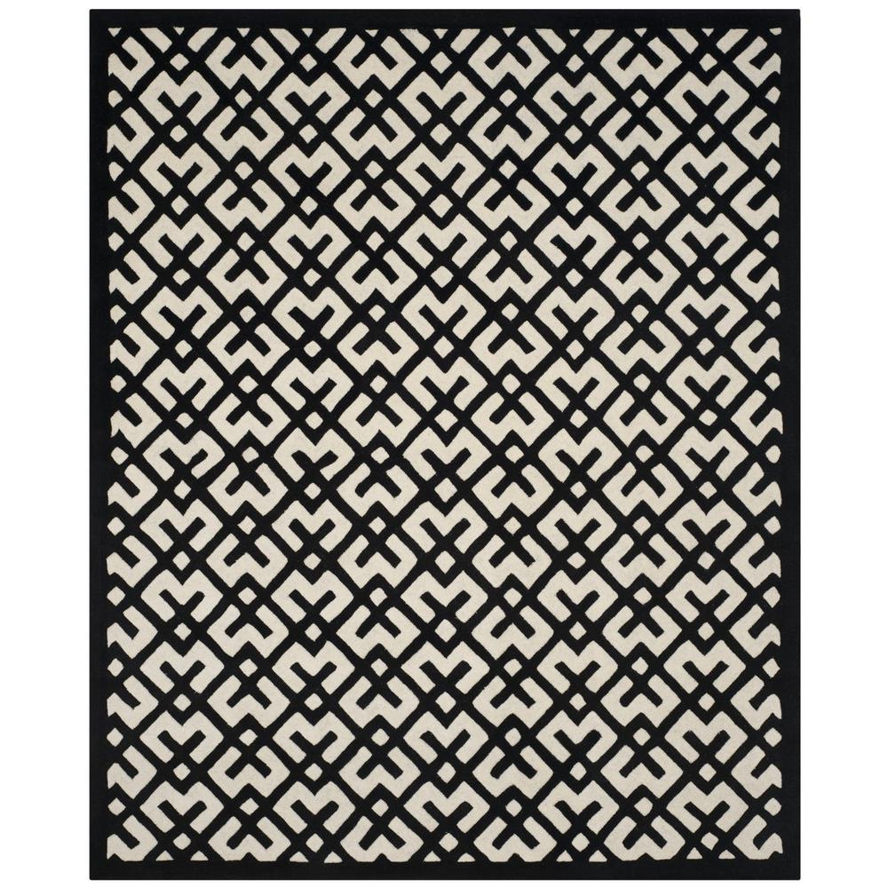 CHATHAM, IVORY / BLACK, 8' X 10', Area Rug, CHT719A-8. Picture 1