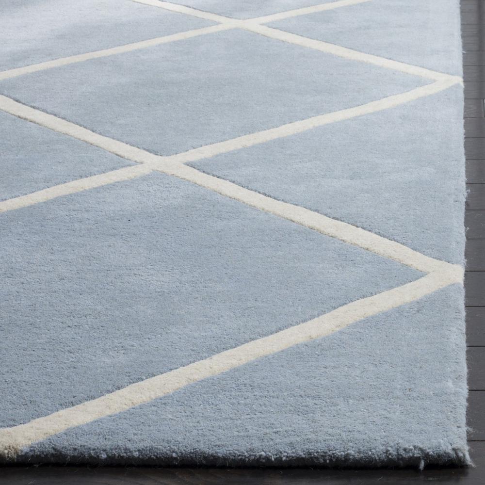 CHATHAM, BLUE / IVORY, 5' X 8', Area Rug, CHT720B-5. Picture 1