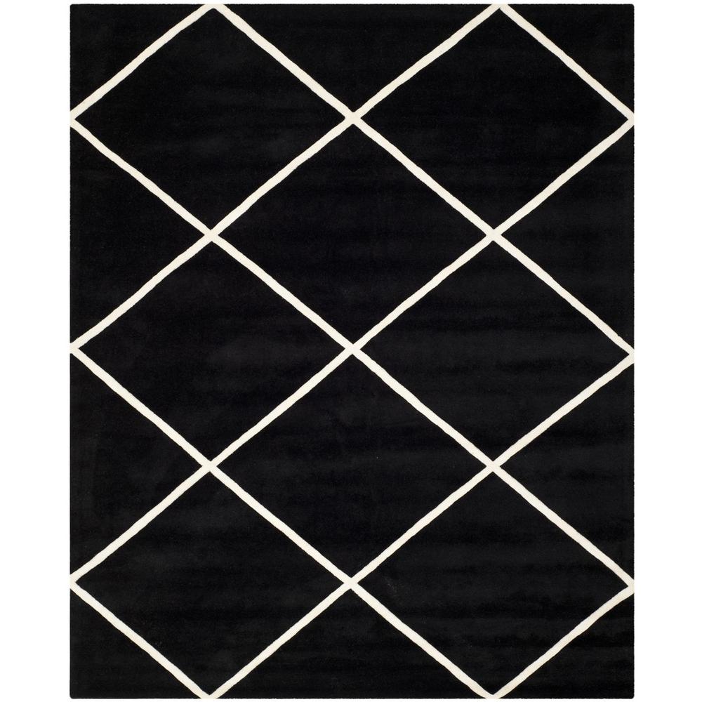 CHATHAM, BLACK / IVORY, 8' X 10', Area Rug, CHT720K-8. Picture 1