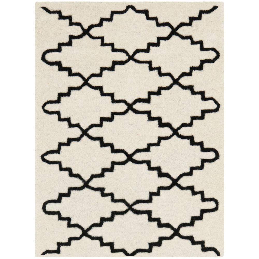 CHATHAM, IVORY / BLACK, 2' X 3', Area Rug, CHT721A-2. Picture 1