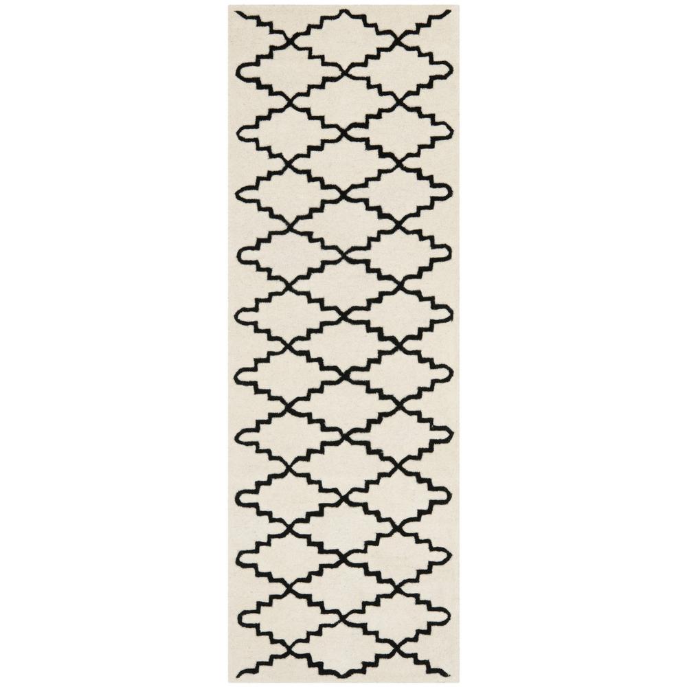 CHATHAM, IVORY / BLACK, 2'-3" X 7', Area Rug, CHT721A-27. Picture 1