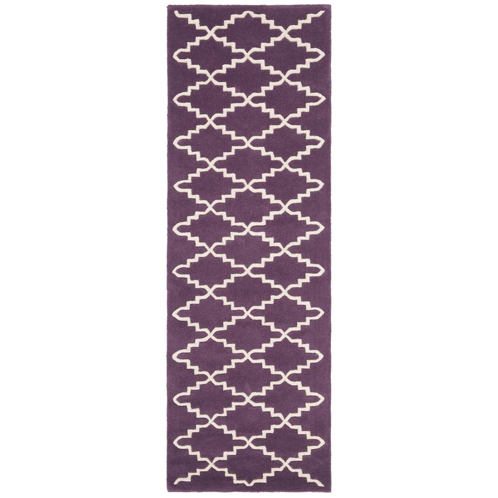 CHATHAM, PURPLE / IVORY, 2'-3" X 5', Area Rug, CHT721F-25. Picture 1
