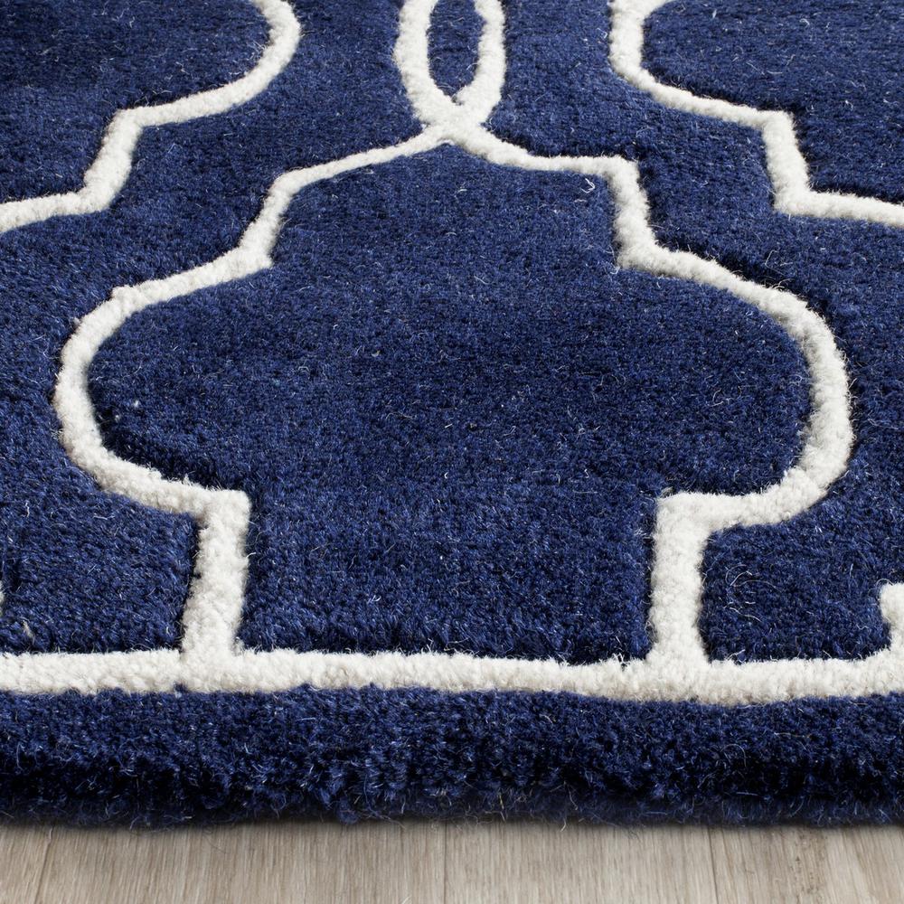 CHATHAM, DARK BLUE / IVORY, 2'-3" X 5', Area Rug, CHT723C-25. Picture 1