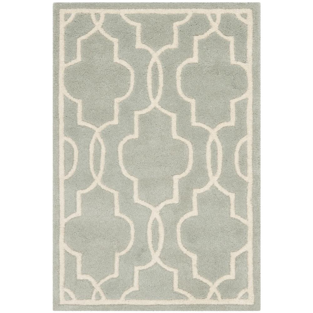 CHATHAM, GREY / IVORY, 2' X 3', Area Rug, CHT723E-2. Picture 1