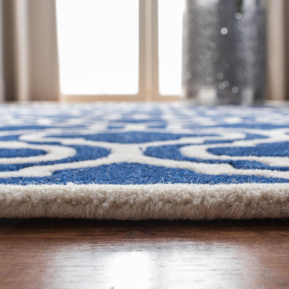 CHATHAM, DARK BLUE / IVORY, 5' X 8', Area Rug, CHT727C-5. Picture 3