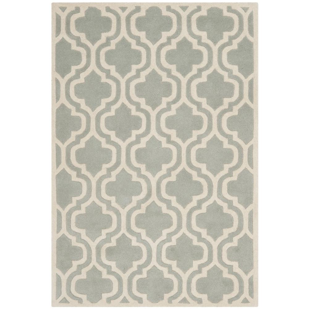 CHATHAM, GREY / IVORY, 4' X 6', Area Rug, CHT727E-4. Picture 1